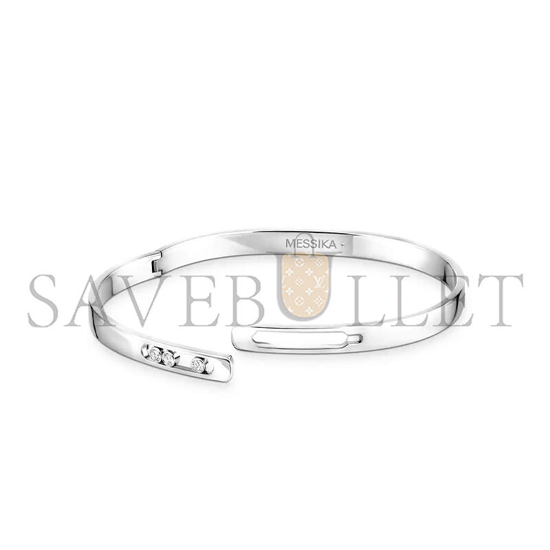 Mes1kaa move noa small bracelet white gold d1am0nd bracelet 10092-wg